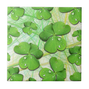 Azulejo Green Shamrock St Patrick's iPhone 5 Funda-Mate