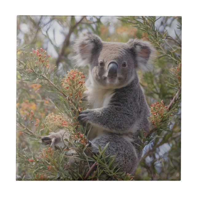 Azulejo Grevillea Koala Bear, (Frente)