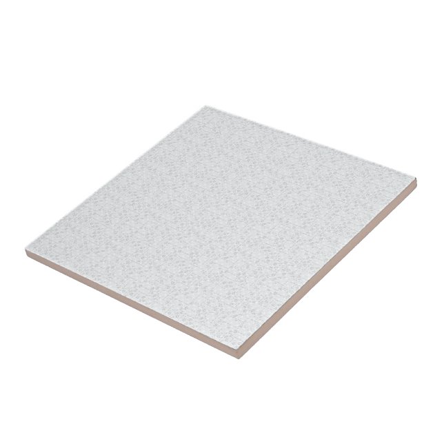 Azulejo Gris Claro Floral Geométrico | Patrón Moderno de V (Lado)