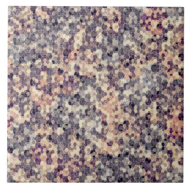 Azulejo Gris, geométrico beige  (Frente)