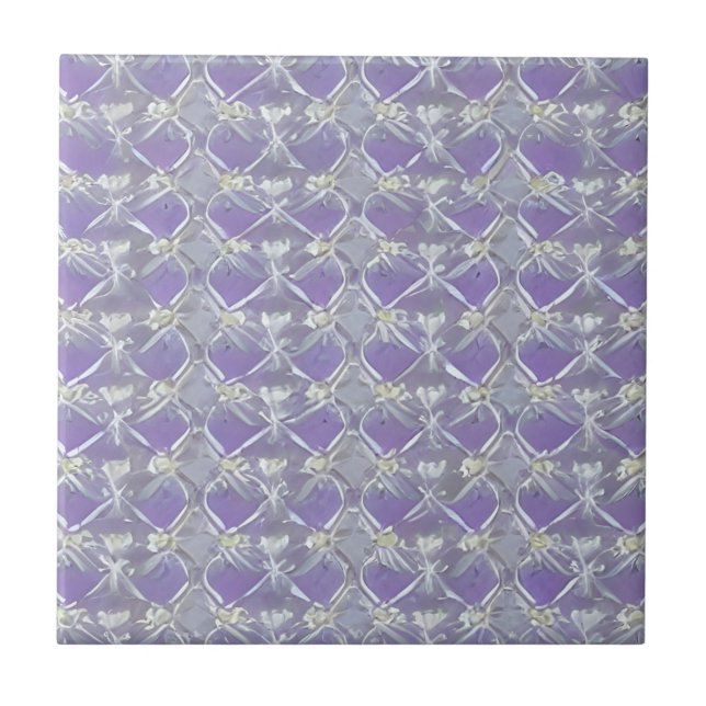 Azulejo gris violeta de cuarzo rosa (Frente)