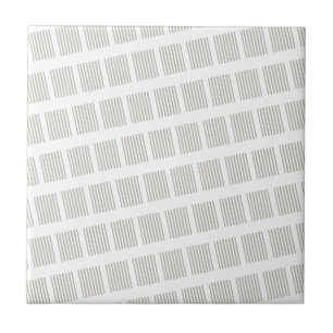 Azulejo Gris y Blanco a Rayas