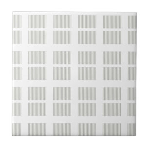 Azulejo Gris y Blanco a Rayas