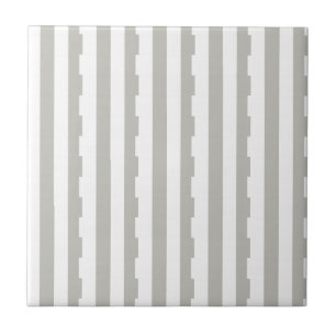Azulejo Gris y Blanco a Rayas