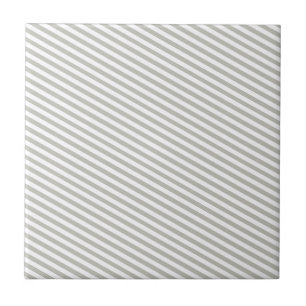 Azulejo Gris y Blanco a Rayas