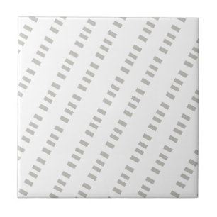Azulejo Gris y Blanco a Rayas