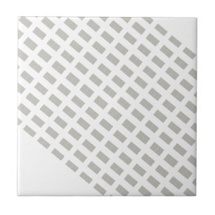 Azulejo Gris y Blanco Cuadrado a Rayas