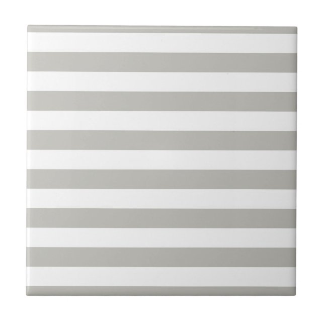 Azulejo Gris y Blanco Cuadrado a Rayas (Frente)