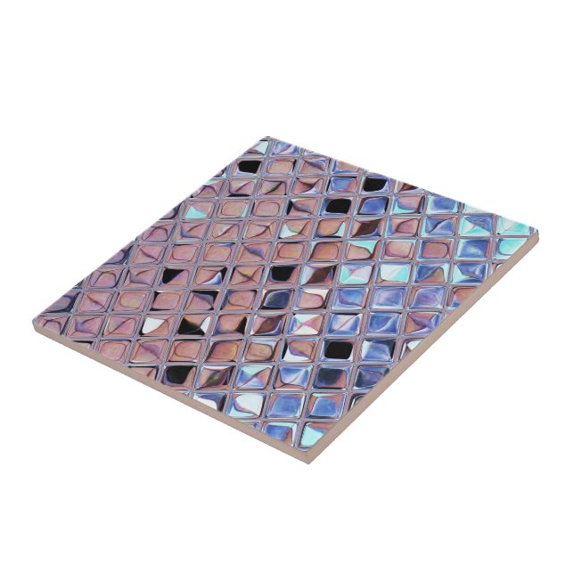 Azulejo Groovy Disco Ball Mirror Ball Disco Globe (Lado)