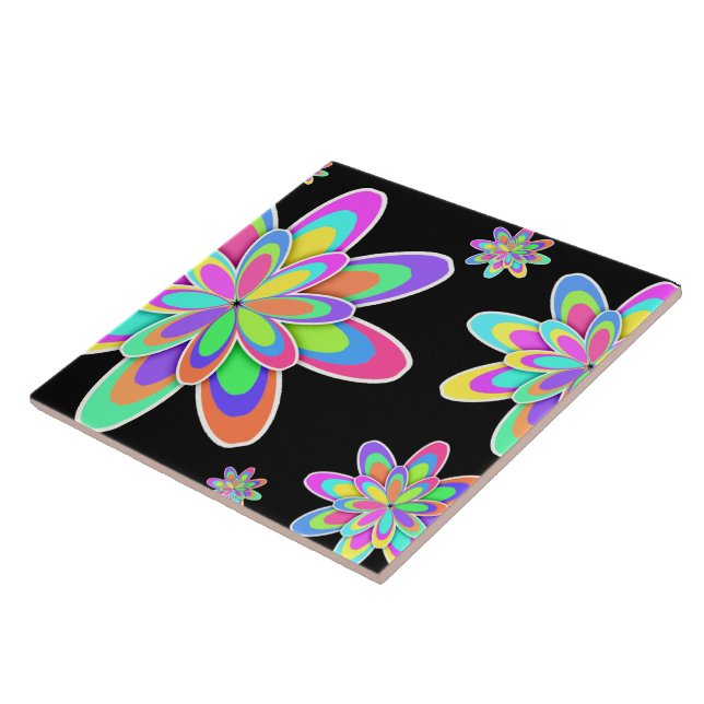 Azulejo Groovy Flowers (Lado)