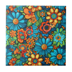 Azulejo Groovy Hippie Tile