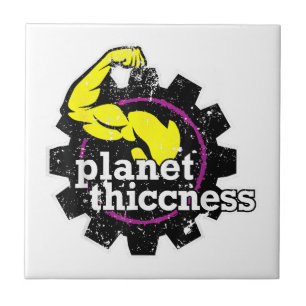 Azulejo Grosor del planeta Gimnasio Grosor Gracioso Chiste