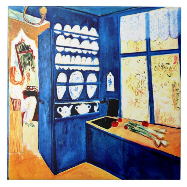 Azulejo Grunewald - La cocina azul (Frente)