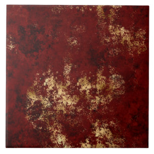 Azulejo Grunge de oro crisol antiguo