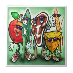 Azulejo Grupos de alimentos