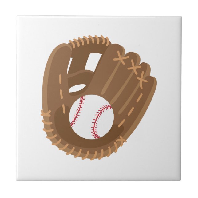Azulejo Guante de béisbol (Frente)