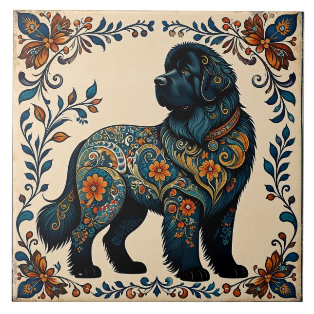 Azulejo Guardián de jardín holandés (Frente)