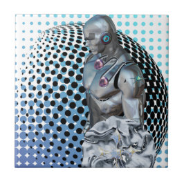 Azulejo Guardián del reino digital