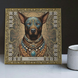 Azulejo Guardianes de perros espirituales | Tribal persona