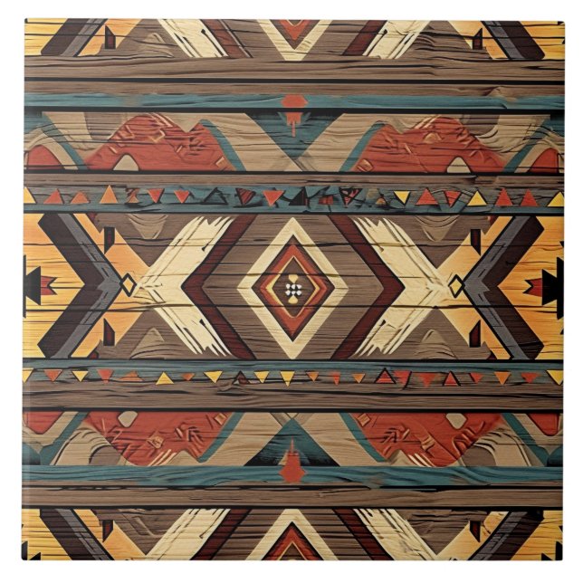 Azulejo Guay Aztec faux wood (Frente)