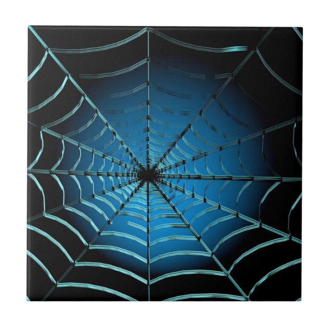 Azulejo Guay Blue Spider Web (Frente)