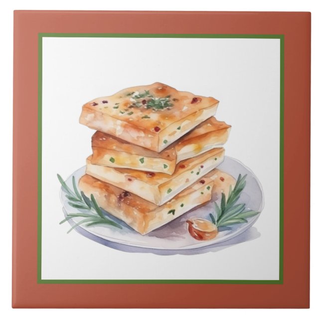 Azulejo Guay Italianos amantes de la comida artesanal (Frente)