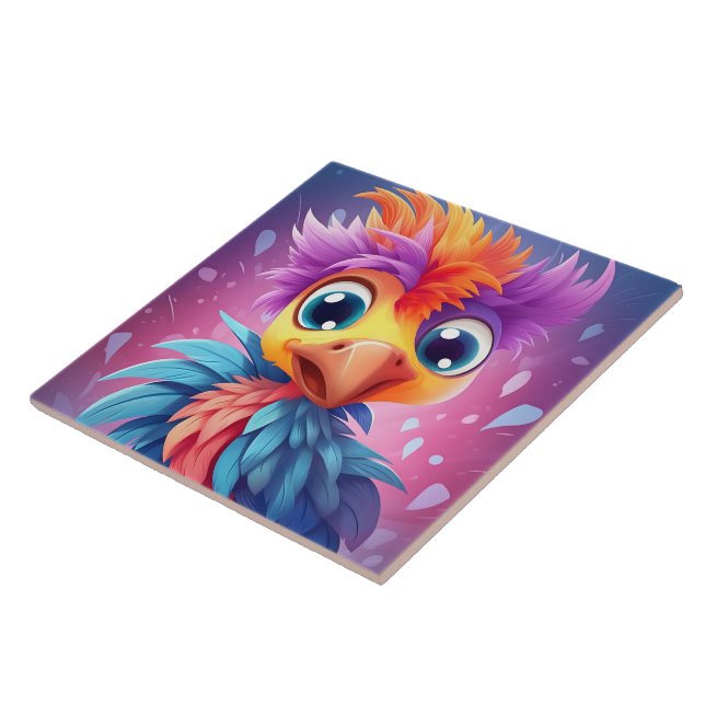 Azulejo Guay Parrot Mantenga o diseñe su propio (Lado)