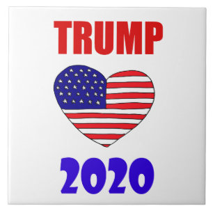 Azulejo Guay Pro Donald Trump 2020 para presidente