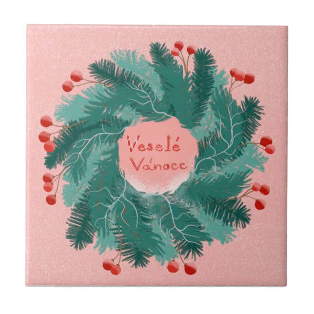 Azulejo Guerra de navidad checa (Frente)