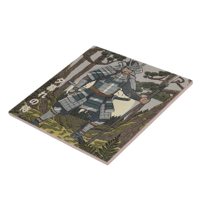 Azulejo Guerrero Samurái  (Lado)