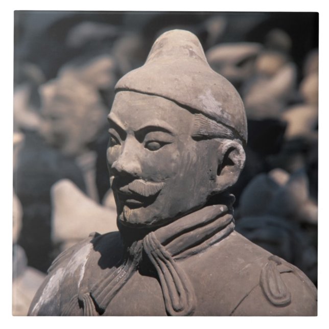 Azulejo Guerreros del Cotta en Tierra en los 2 del emperad (Frente)