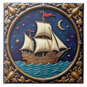 Azulejo Guía de la Luna para los Mariners
