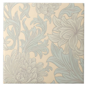 Azulejo Guillermo Morris Chrysanthemum Pattern Cerámica Ti