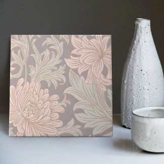 Azulejo Guillermo Morris Chrysanthemum Pattern Cerámica Ti