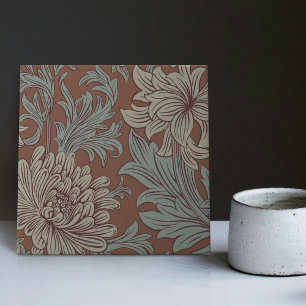 Azulejo Guillermo Morris Chrysanthemum Pattern Cerámica Ti