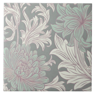 Azulejo Guillermo Morris Chrysanthemum Pattern Cerámica Ti