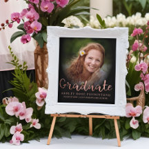 Guión moderno de tipografía moderna de graduado de