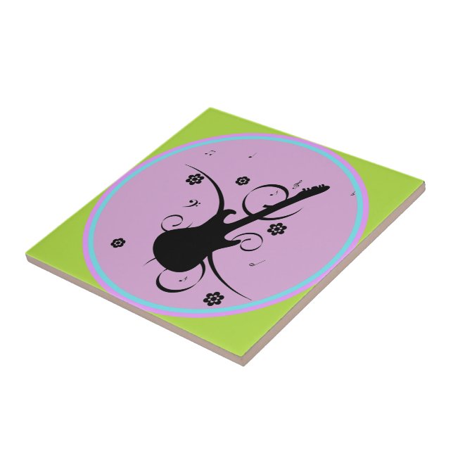 Azulejo Guitar Ceramic Tile (Lado)