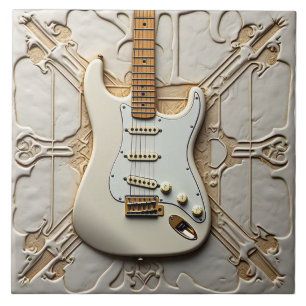 Azulejo Guitar Ceramic Tile