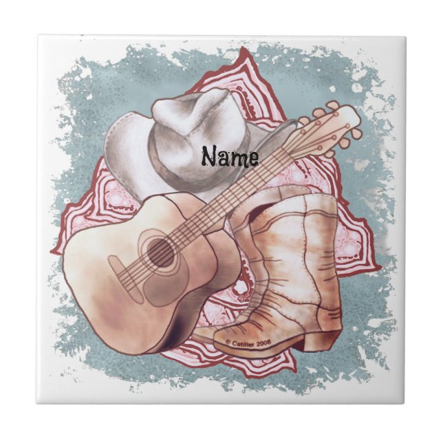Azulejo Guitar Country  (Frente)