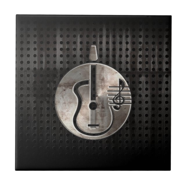 Azulejo Guitarra acústica rugosa (Frente)