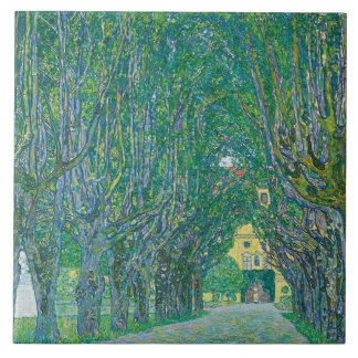 Azulejo Gustav Klimt: Avenida del parque Schloss Kammer