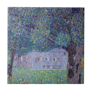 Azulejo Gustav Klimt - Casa de campo en el Alto Austria