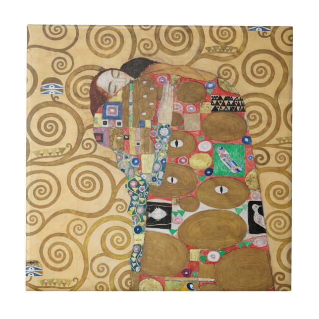 Azulejo Gustav Klimt - Complemento, Frisa Estúclet (Frente)
