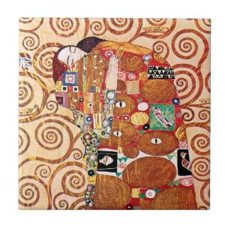 Azulejo Gustav Klimt - El Abrazo - Pintura de Arte Fino