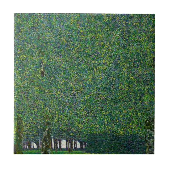 Azulejo Gustav Klimt - El parque (Frente)