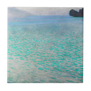 Azulejo Gustav Klimt - En el lago Attersee