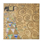 Azulejo Gustav Klimt - Expectativa, Frieze Stoclet<br><div class="desc">El árbol de la vida,  Stoclet Frieze,  Expectation - Gustav Klimt,  Cardboard,  1909</div>