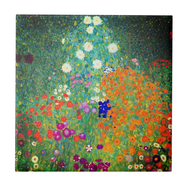 Azulejo Gustav Klimt Flower Garden (Frente)