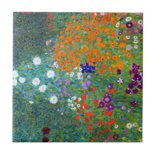 Azulejo Gustav Klimt Flower Garden